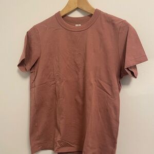 Uniqlo Dusty Rose Short Sleeve Tee